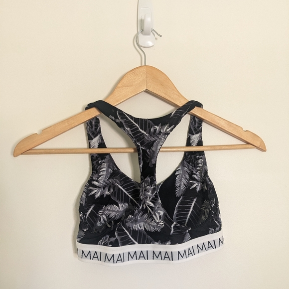 Mai Active Sports Bra tropical print - Picture 2 of 3